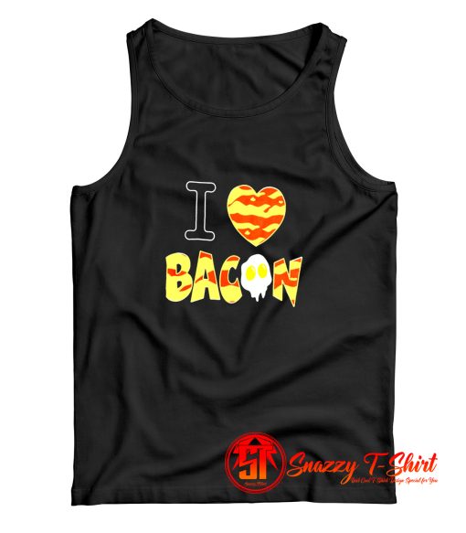 I Heart Love Bacon Tank Top