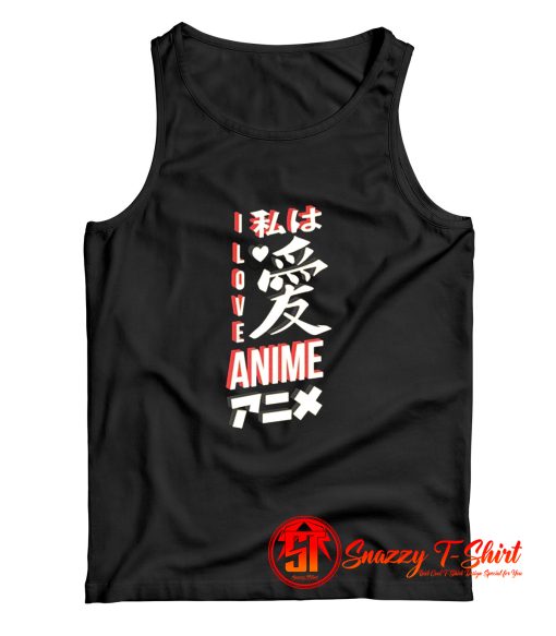 I Love Anime Tank Top