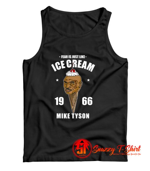 Ice Cream Mike Tyson 1966 Caricature Tank Top