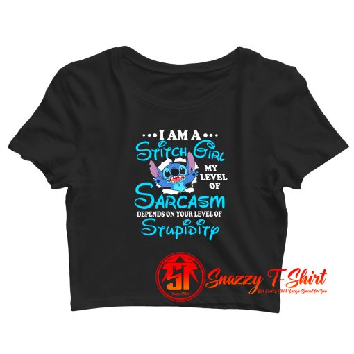 Im A Stitch Crop Top Shirt