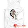 Indian Funny Snoopy Dog Cute Peanuts Tank Top