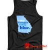 Its Official Georgias Feeling Blue 2020 Map Tank Top