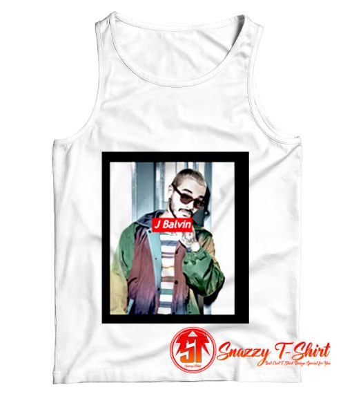 J Balvin in Kruger Style Tank Top