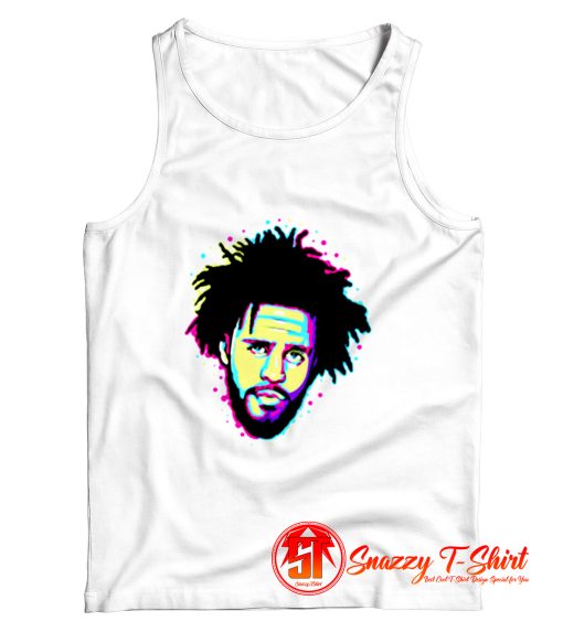 J Cole Pop Art Hip Hop Vintage Tank Top