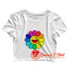 J.Balvin Colores Sunflower Crop Top Shirt