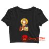 JESUS says dont be a dick Christmas Crop Top Shirt