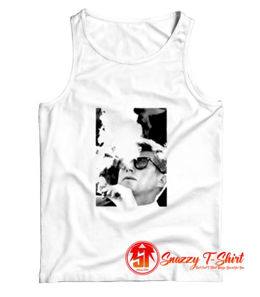 JFK Smoking with Shades John F. Kennedy President Tank Top