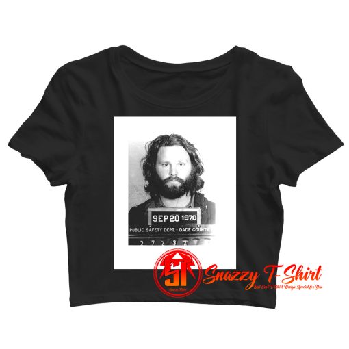 JIM MORRISON MUGSHOT Crop Top Shirt