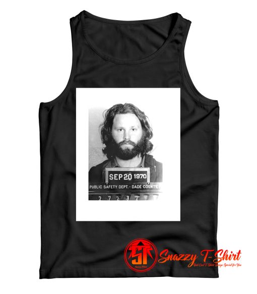 JIM MORRISON MUGSHOT Tank Top