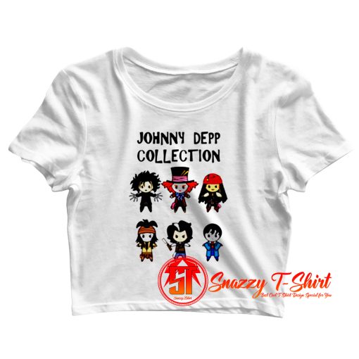 JOHNNY DEPP COLLECTION Crop Top Shirt