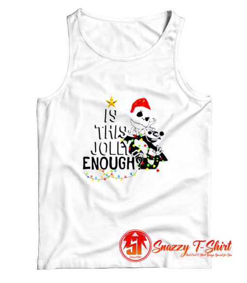 Jack Is This Jolly Enough Merry Christmas Tank Top