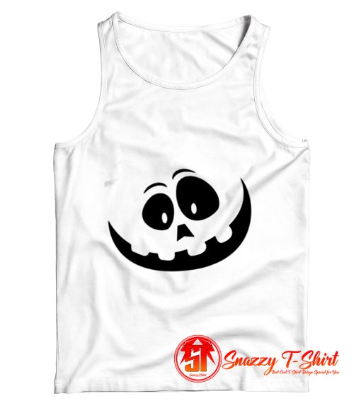 Jack O Lantern Pumpkin Face Tank Top