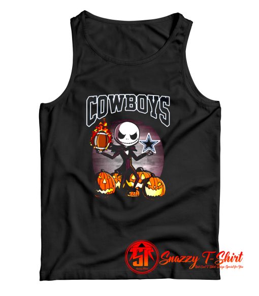 Jack Skellington Dallas Cowboys Funny Tank Top