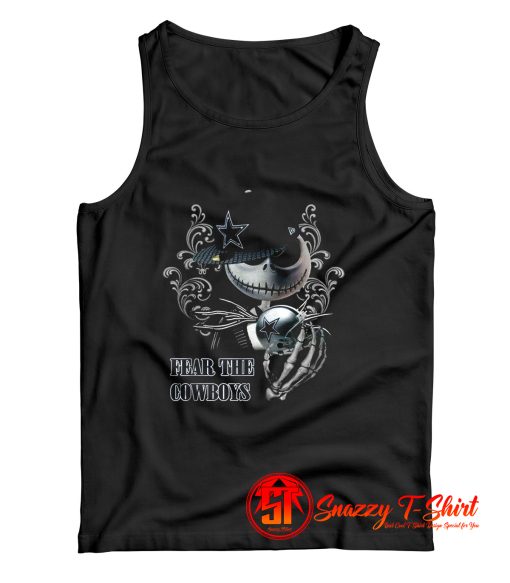 Jack Skellington Fear Cowboys Halloween Tank Top