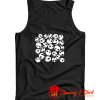 Jack Skellington Pattern Tank Top