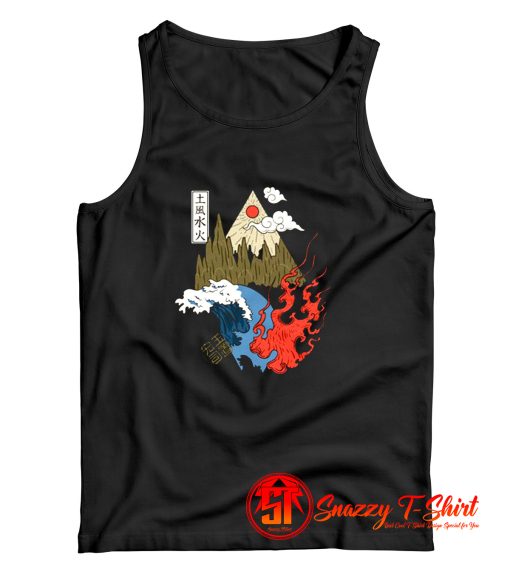 Japanese Asian Four Elements Tank Top