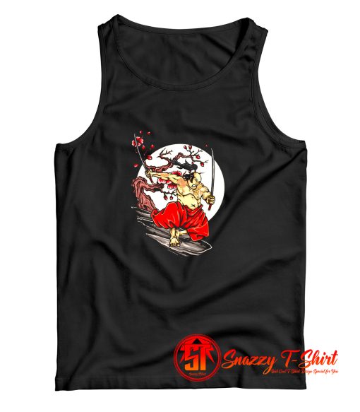 Japanese Samurai Katanas and Tattoos Tank Top