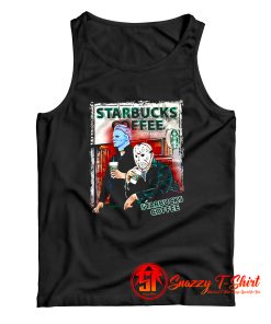 Jason Voorhees and Michael Myers drink Starbucks Tank Top