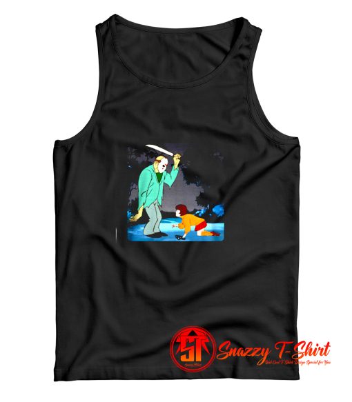 Jason Voorhees killing Velma Dinkley from scooby doo Tank Top