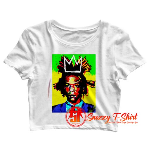 Jean Michel Basquiat Crop Top Shirt