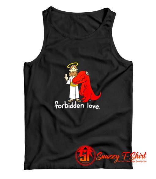 Jesus Forbidden Love Dino Tank Top