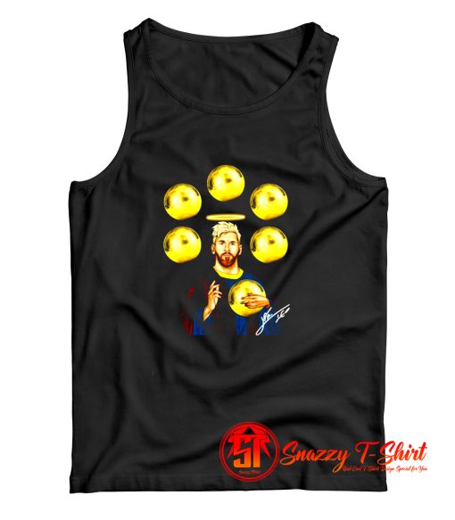 Jesus Messi Six Golden Ball Tank Top