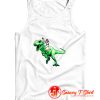 Jesus riding a dinosaur Tank Top