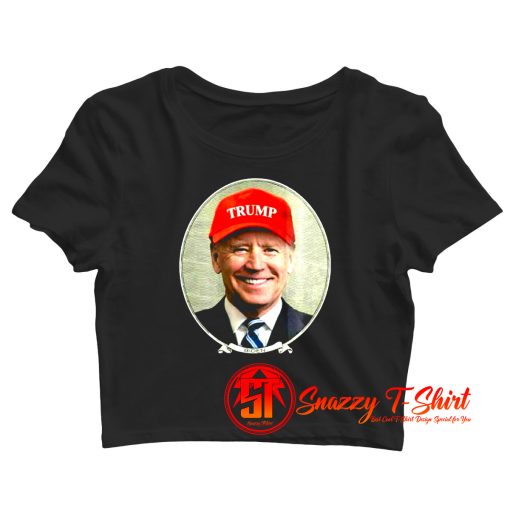 Joe Biden Wearing Hat Crop Top Shirt