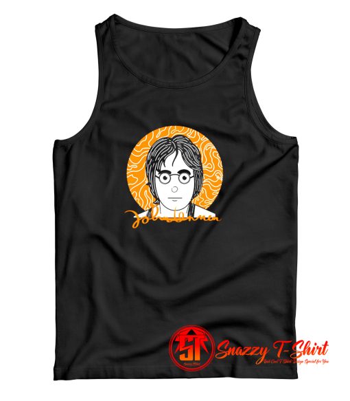 John Lennon Cartoon Tank Top