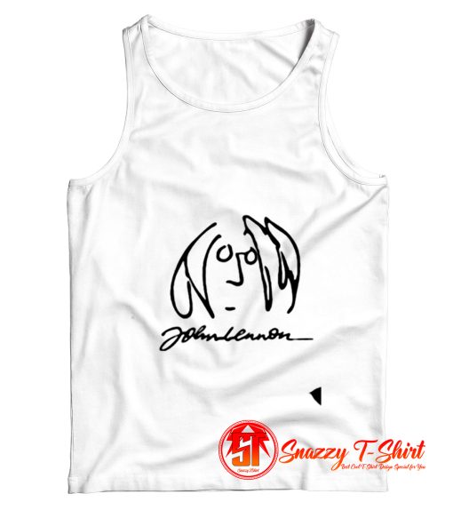 John Lennon Signature Art Tank Top