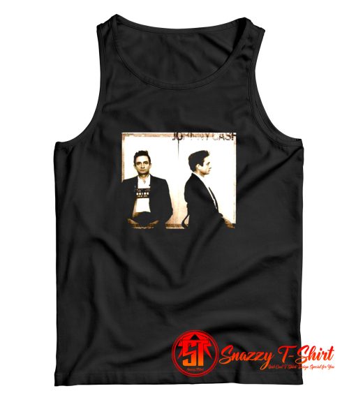 Johnny Cash Mugshot Tank Top