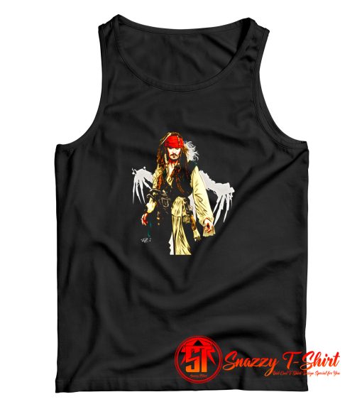 Johnny Depp An illustration by Paul Cemmick Tank Top