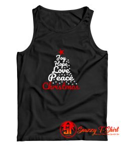 Joy Hope Love Peace Christmas Tank Top