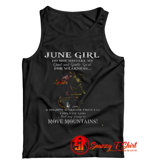 June Girl Do Not Mistake My Quiet Tank Top