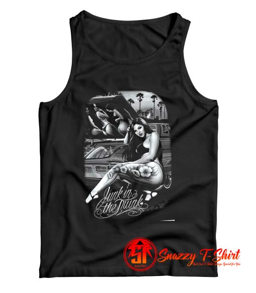 Junk In The Trunk Lowrider Chicano Art David Gonzales Tank Top