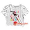 Just A Girl Who Loves Okapisss Crop Top Shirt