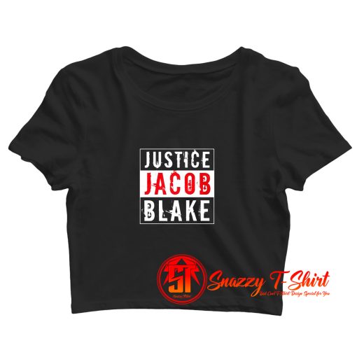 Justice Jacob Blake Graphic Crop Top Shirt