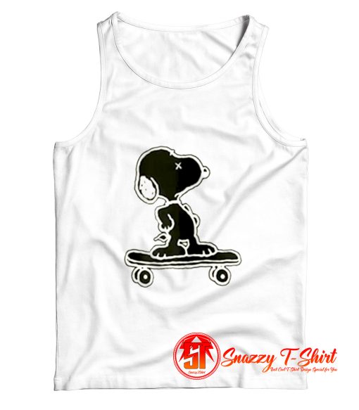 KAWS x Uniqlo x Snoopy Skateboarding Tank Top