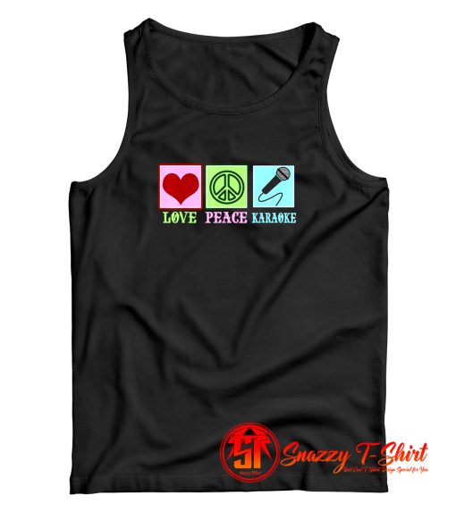 Karaoke Music Singing Tank Top