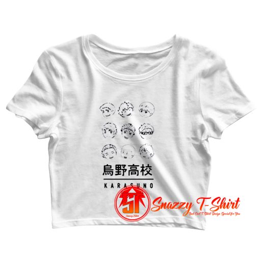 Karasuno Boys Crop Top Shirt