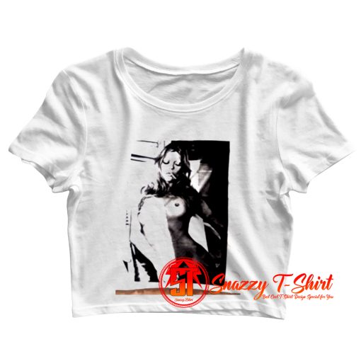 Kate Moss Britpop Rock Punk Pop Crop Top Shirt