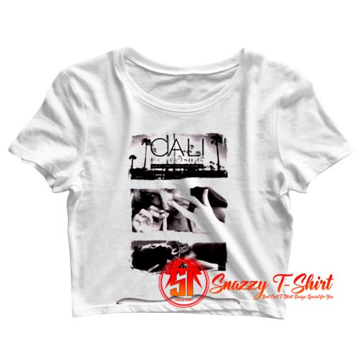 Kate Moss Megan Fox Cocaine Gangsta Gangster Cali Crop Top Shirt