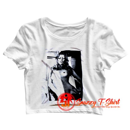 Kate Moss Smoke Crop Top Shirt