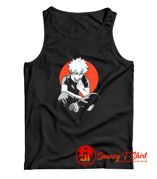 Katsuki Bakugo Eating Fries Tank Top