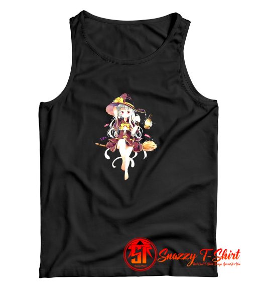 Kawaii Witch Anime Girl Tank Top