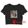 Kendrick Lamar 90s Vintage Black Rapper Crop Top Shirt