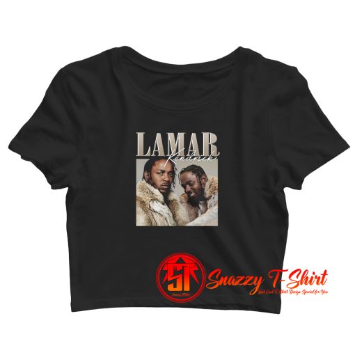 Kendrick Lamar 90s Vintage Black Rapper Crop Top Shirt