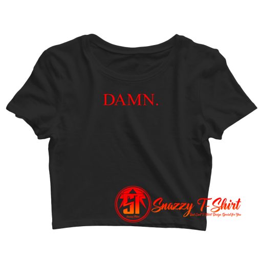 Kendrick Lamar Damn Cool Music Crop Top Shirt