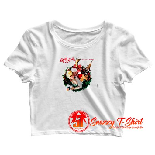 Kenny and Dolly Parton Once Upon a Christmas Crop Top Shirt