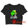 Kermit The Frog Doing Coke Crop Top Shirt